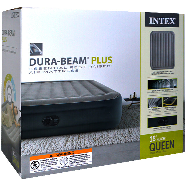 Intex Dura-Beam® Plus Essential Rest Air Mattress 18 Intex Dura-Beam® Plus Essential Rest Air Mattress 18